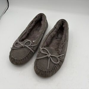 UGG Women's Bella II UGG Size 9 Slipper Moccasin Charcoal Grey Fur S/N 1125912